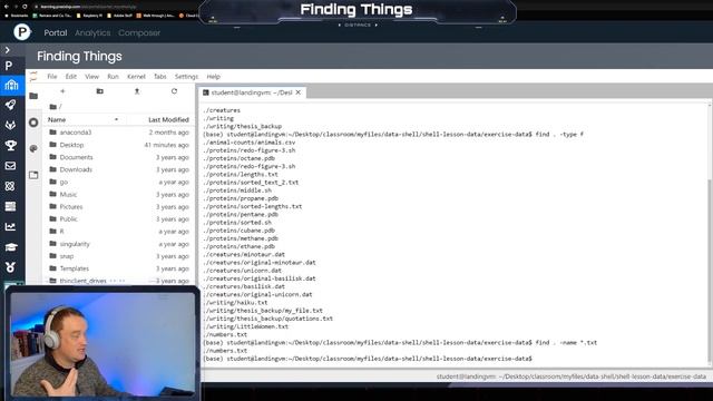 Intro to Linux - Finding Things Pt 2 - VDB Computational Biology смотреть онлайн