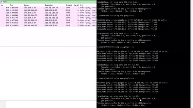 Práctica Wireshark: ICMP y ARP смотреть онлайн