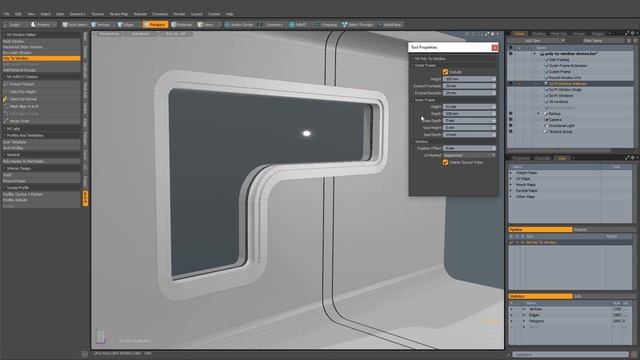 Arch-E Kit for modo | Poly-To-Window Tool смотреть онлайн