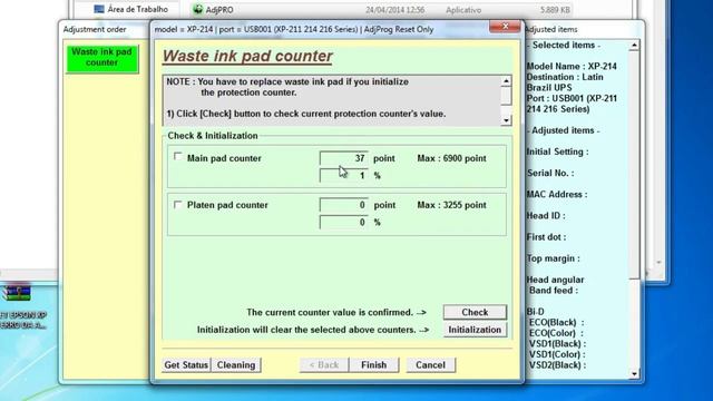 Como fazer o reset da impressora Epson XP 214 смотреть онлайн