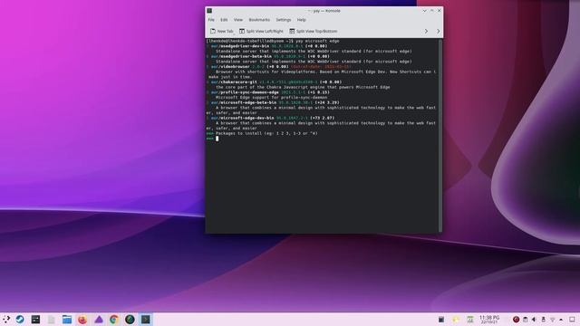 EndeavourOS KDE [install google chrome] [ microsoft edge ] смотреть онлайн
