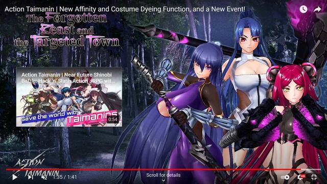 Action Taimanin - OMG! DYE IS A THING?! LET'S GOOOOO!! смотреть онлайн
