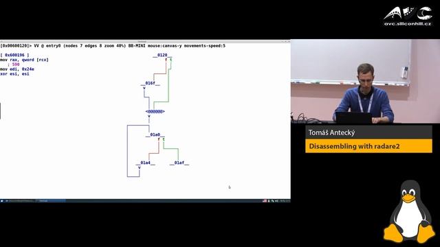 LinuxDays 2017 - Disassembling with radare2 - Tomáš Antecký смотреть онлайн
