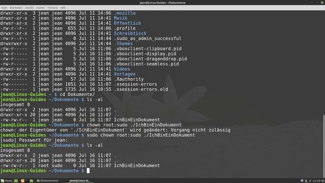 Datei-Rechte in Linux ändern und verwalten [Terminal] смотреть онлайн
