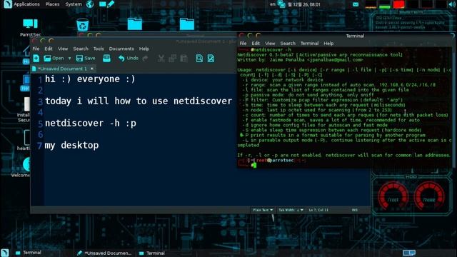 netdiscover in kali tutorial #infosec смотреть онлайн