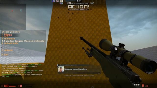 CS servidor comunitário AWP e DEAGLE смотреть онлайн