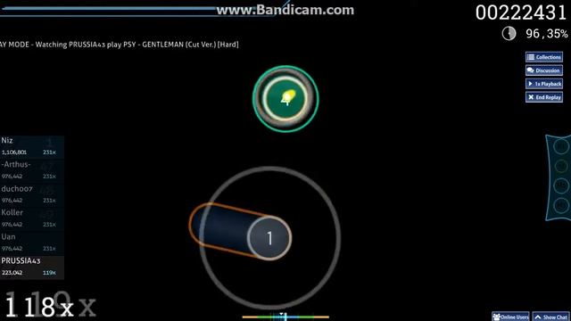osu! PSY-GENTLEMAN [HARD] смотреть онлайн