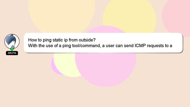 How to ping static ip from outside? смотреть онлайн