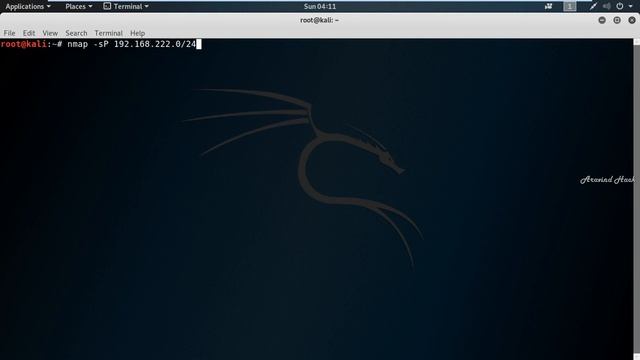 how to Find Out All Live Hosts IP Addresses Connected on Network with Kali Linux смотреть онлайн