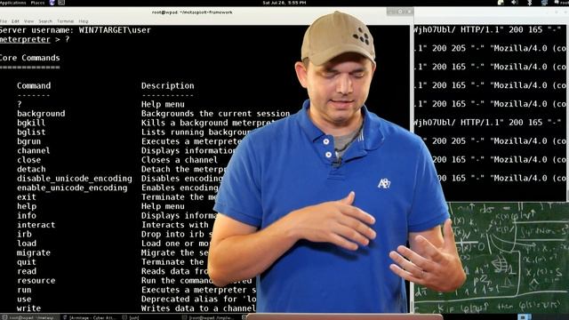 Meterpreter Core Commands - Metasploit Minute [Cyber Security Education] смотреть онлайн