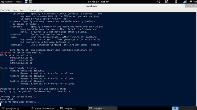 Fierce - Locate IP Space of a Target [Kali Linux] смотреть онлайн
