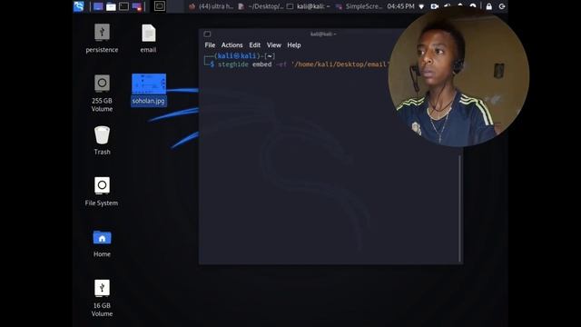 steganography hide any file in animage in kali linux amharic смотреть онлайн