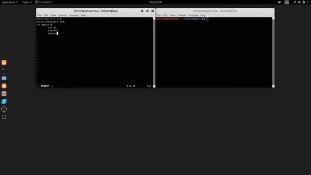 C++ input tutorial in Linux смотреть онлайн