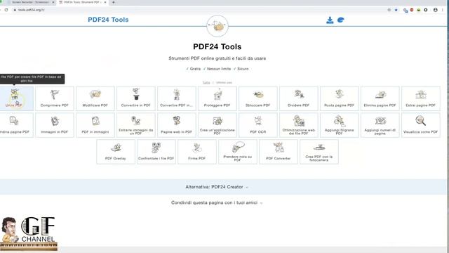 Unire i vari file in un unico documento PDF смотреть онлайн