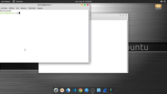 Mensaje en Términal Linux - Ubuntu смотреть онлайн
