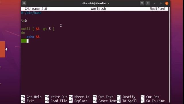 Bash until Loop смотреть онлайн
