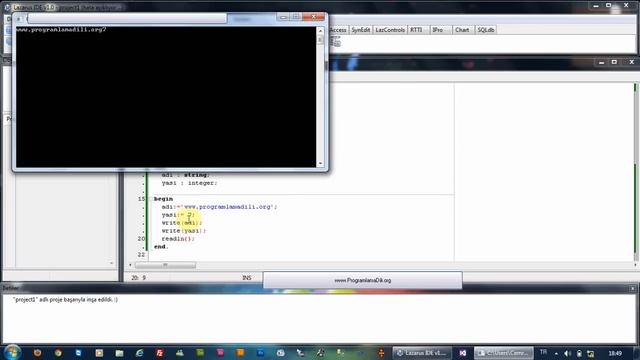Pascala giriş | Ders 1 | ProgramlamaDili.Org смотреть онлайн