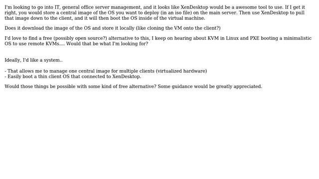 Want to use something like Citrix XenDesktop, Free Alternative? смотреть онлайн
