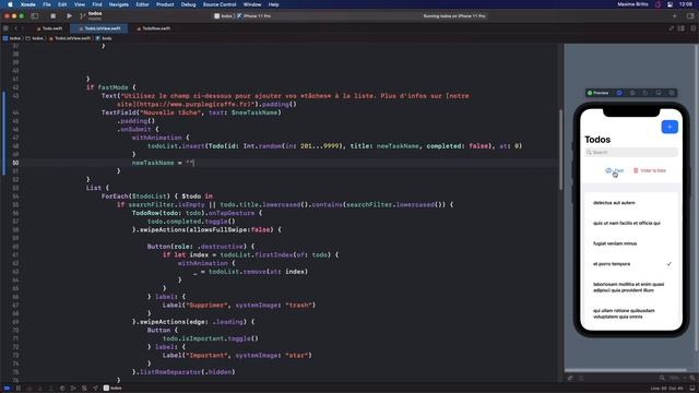 SwiftUI et TextField : gérer la touche entrée ou return (iOS 15) смотреть онлайн