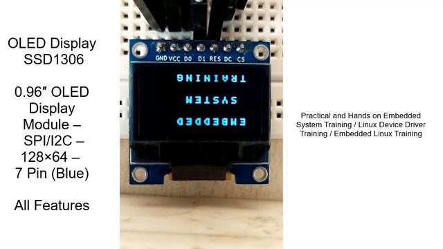 OLED SSD 1306 0.96" Display module SPI/I2C 128*64 Blue All Features смотреть онлайн
