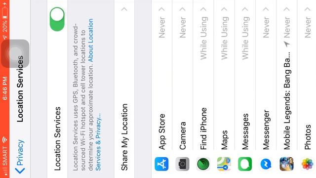 How To Fix LOCATION SERVICE in Mobile Legend Using IOS смотреть онлайн