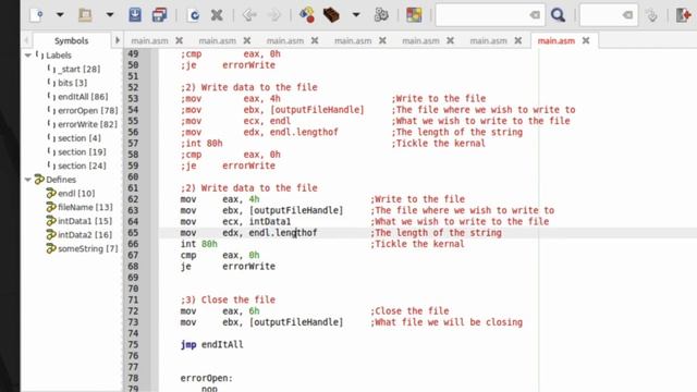 Assembly 45a: File Basic Input/Output Linux x86_64 смотреть онлайн