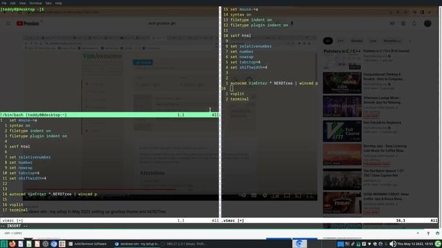 vim tricks - my current manjaro vimrc setup may 2022 смотреть онлайн