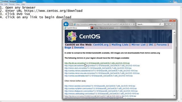 Downloading centos iso media | Hindi смотреть онлайн