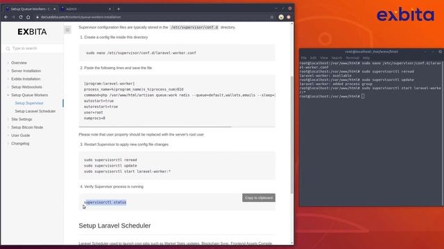 4. Exbita. Install Queue Workers on Ubuntu 20 смотреть онлайн