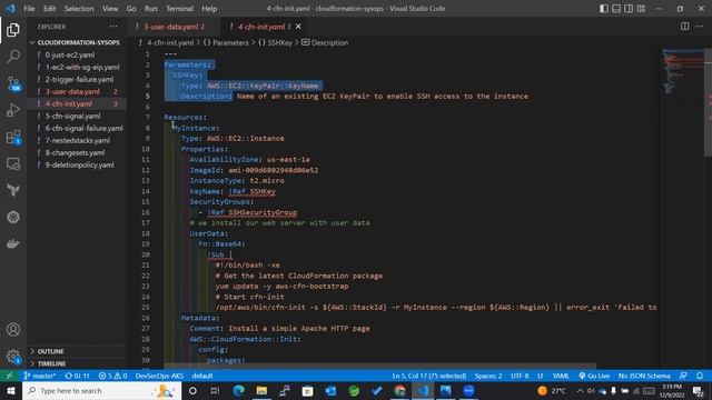 AWS CloudFormation - cfn-init Introduction смотреть онлайн