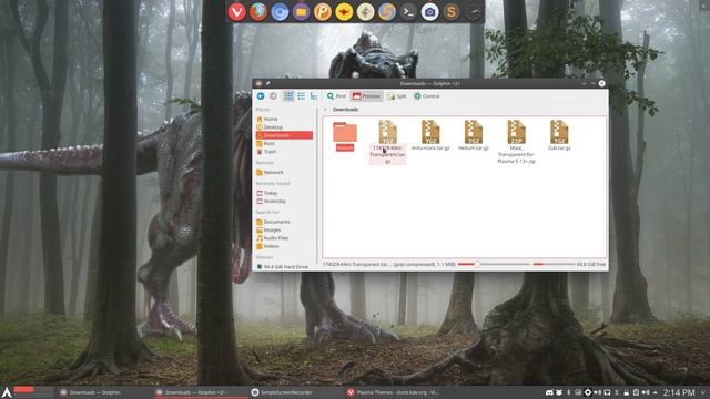 ArcoLinux : 666 installing a theme called Helium from store.kdg.org смотреть онлайн