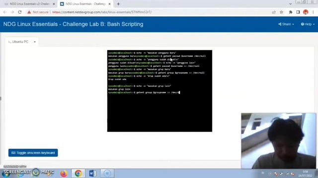 NDG LINUX ESSENSIALS CHALENGE LAB A,B,C,D смотреть онлайн