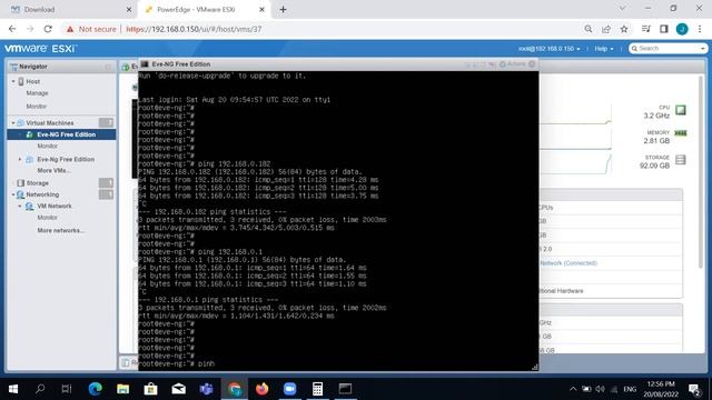 installing eve-ng on VMware ESXi 6.7 as an OVF format - Easy & Quick 😎👍😎 смотреть онлайн