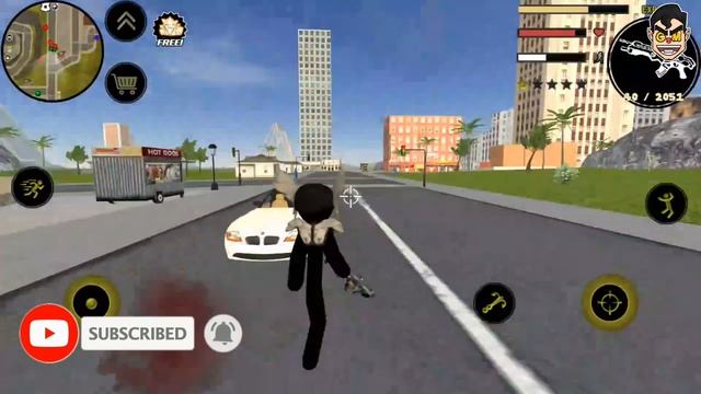 Stickman Rope Hero #Superhero City - Android/iOS Gameplay HD смотреть онлайн