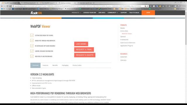 WebPDF Viewer Quick Product & Feature Overview смотреть онлайн