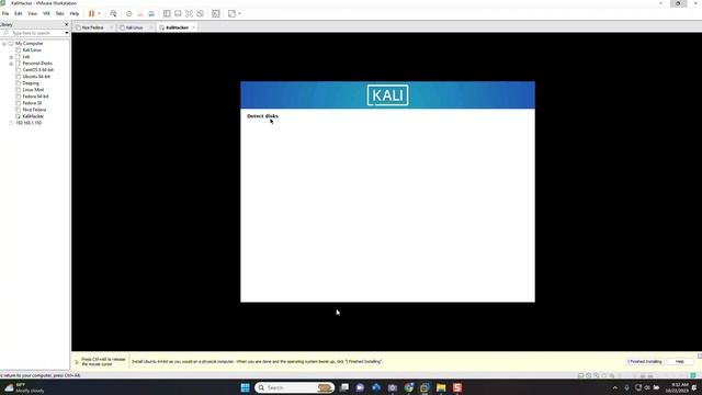 Installing Kali Linux on VMware Workstation Pro 17 смотреть онлайн