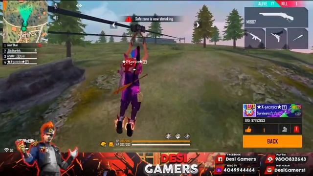 Fastest BOOYAHH in Just 2nd Zone || Free Fire Rank Match - Desi Gamers смотреть онлайн