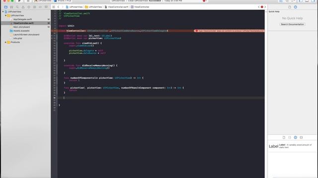 How to implement UIPickerView iOS Swift Tutorial | iOS Development смотреть онлайн