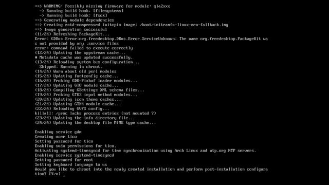 Arch Linux. Passo a passo de instalação смотреть онлайн
