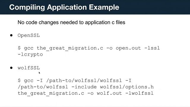 Migrating from OpenSSL to wolfSSL смотреть онлайн