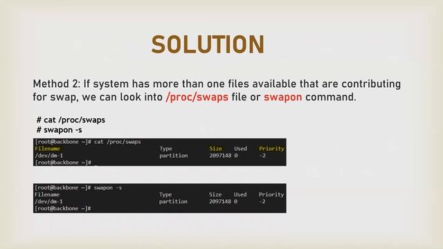Linux Interview Q&A #12 - How to check what all swap configured for system ? смотреть онлайн