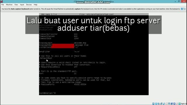 Konfigurasi FTP Server Debian 9 menggunakan PROFTPD | VIRTUAL смотреть онлайн