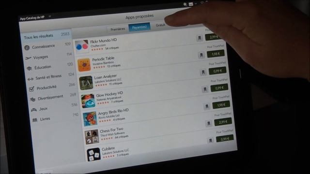 Test et avis HP TouchPad - WebOS Apps et Jeux vidéos смотреть онлайн
