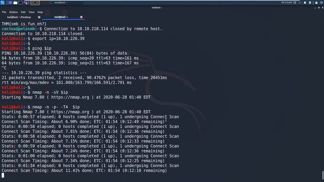Network Services TryHackMe Walkthrough смотреть онлайн