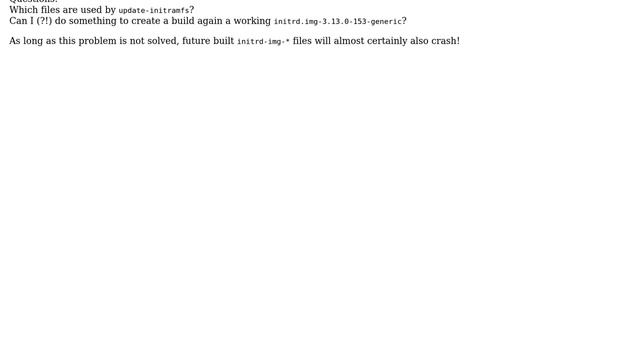 Boot fails with "Loading initial ramdisk ..." смотреть онлайн