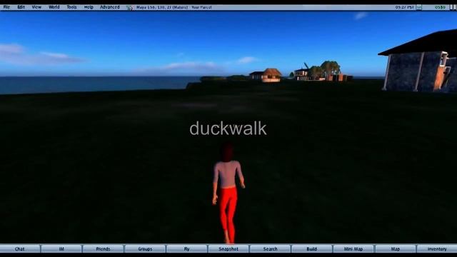 Opensim - my first login смотреть онлайн