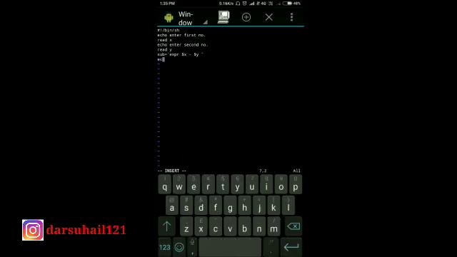 Subtraction of two numbers in linux shell script. смотреть онлайн