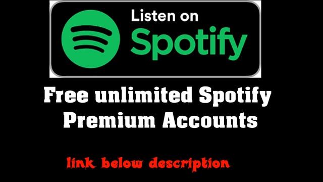 SPOTIFY UNLIMITED FREE PREMIUM ACCOUNTS смотреть онлайн
