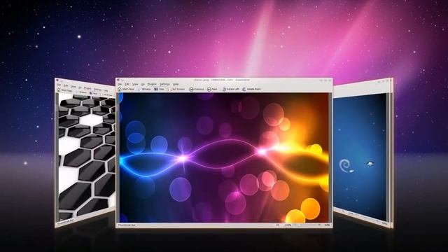 Debian Squeeze KDE - desktop effects смотреть онлайн